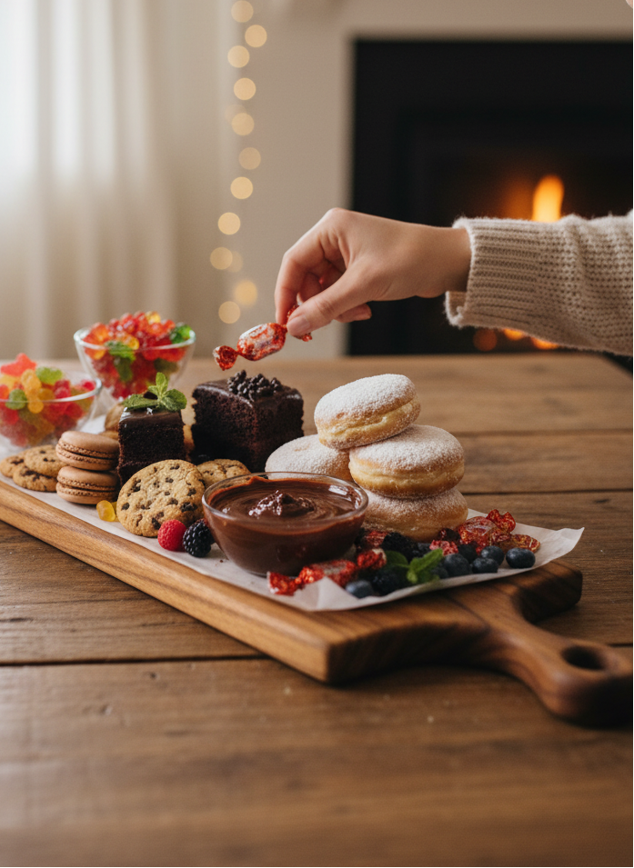 Triple Cut Serving Board