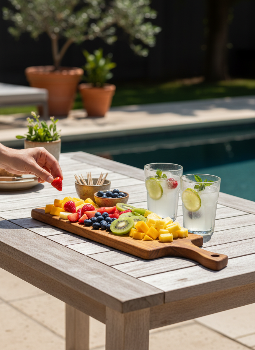 Leaf Grain Serving Board